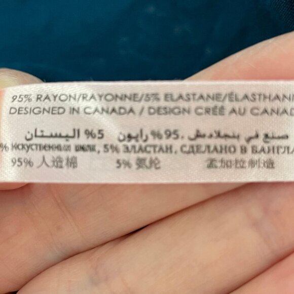 la Vie en Rose 2 Piece Pajama Set Rayon Blend Blue White Grey Peach Sz S & XS - Picture 9 of 13